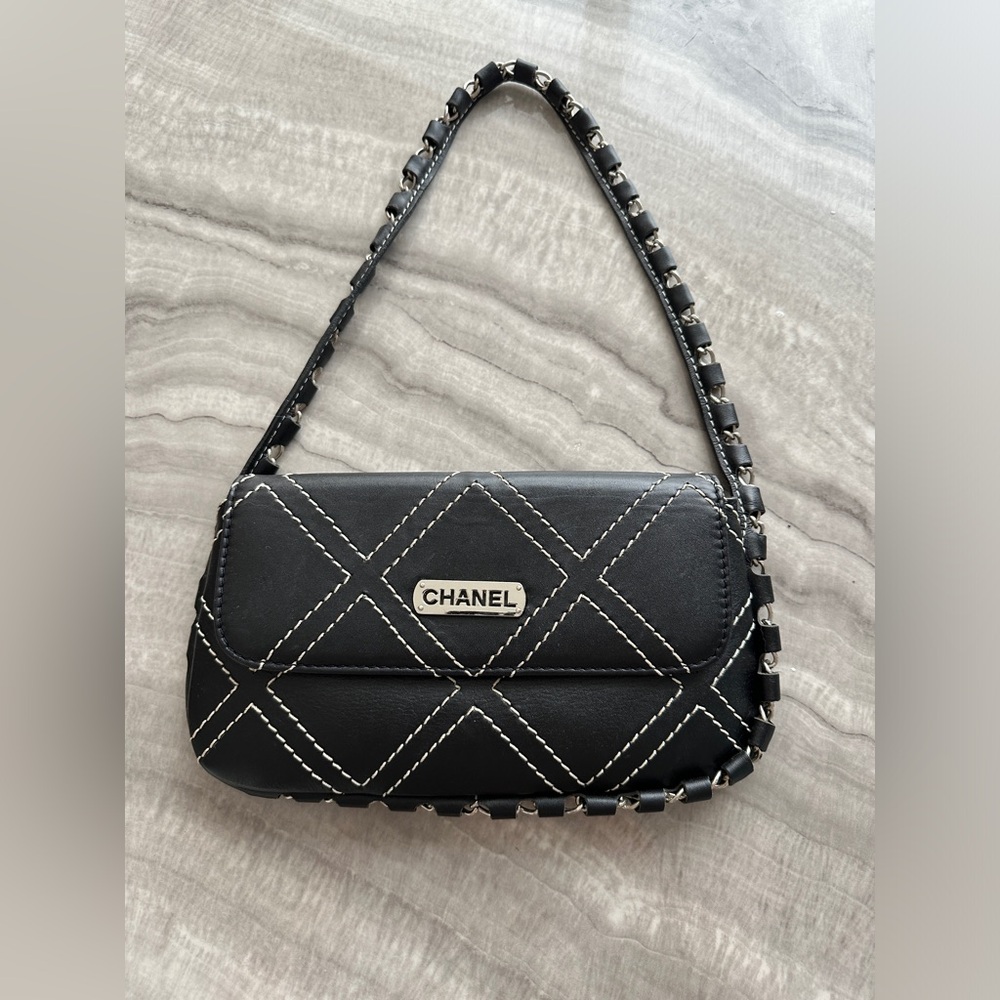 Chanel Bag Real gently used. Black and white classic